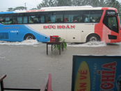 Mưa ngập toàn bộ khu vực Sa Huỳnh
